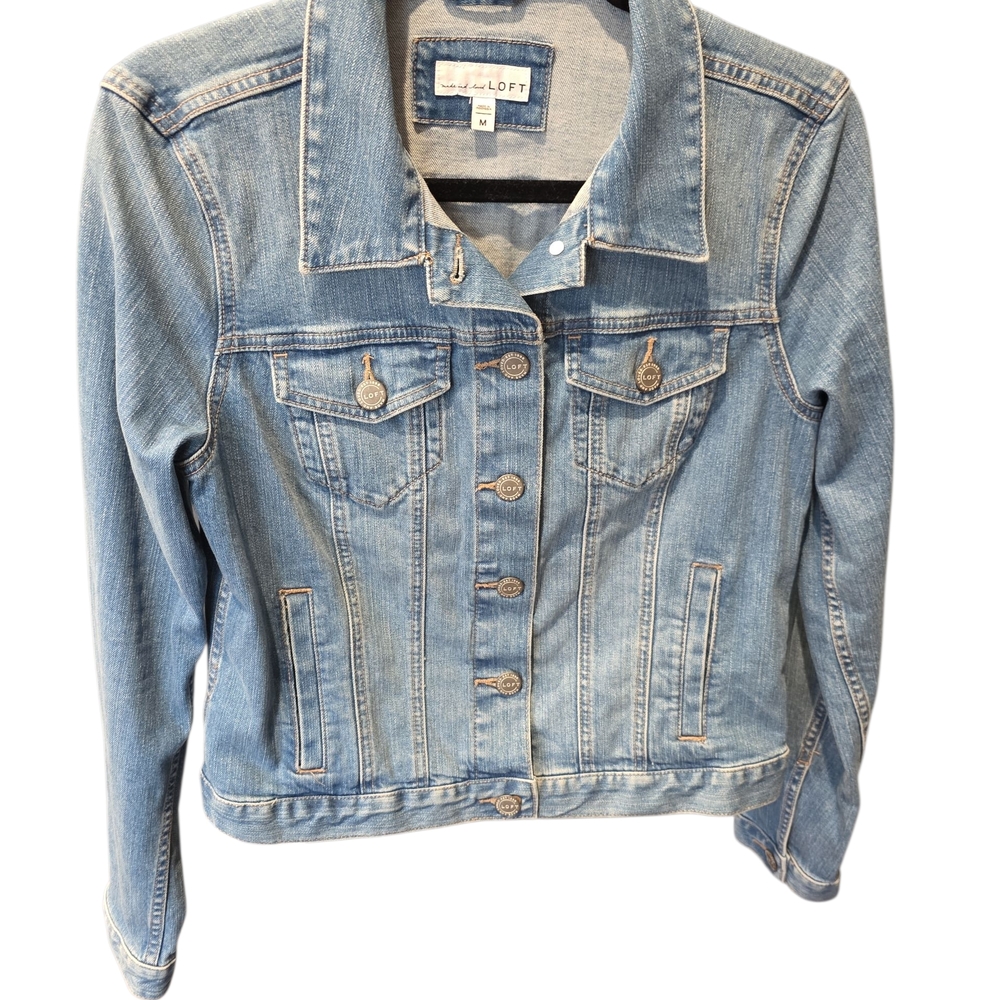 LOFT Women's Blue Denim Jacket